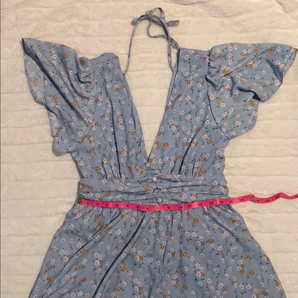 NWOT Altar'd State Molly Floral Blue Dress Size M - Picture 2 of 6